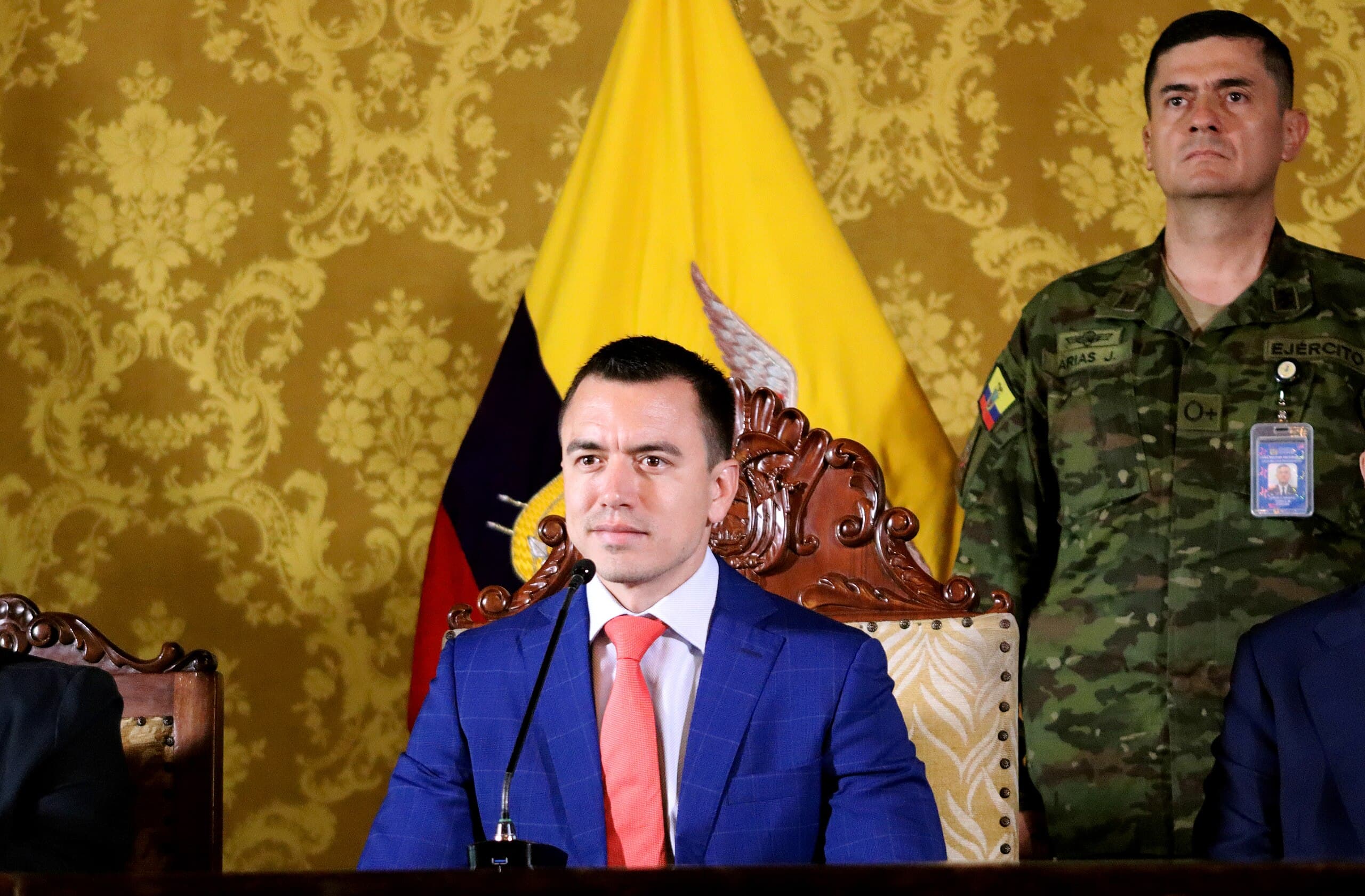 Ecuador President Noboa Unharmed in Motorcade Attack