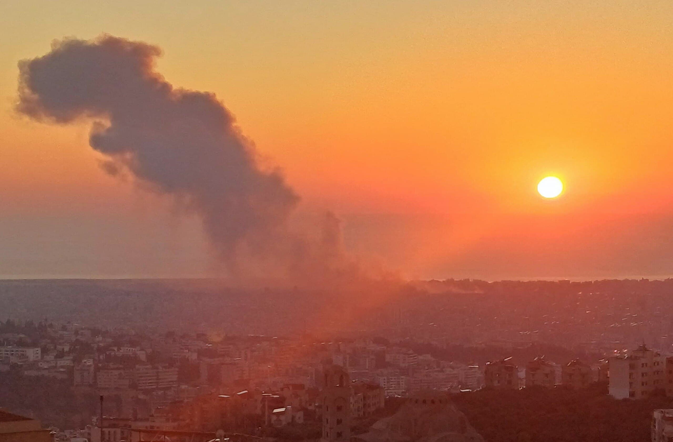 Israel Strikes Beirut Suburb Amid Cluster Munition Allegations